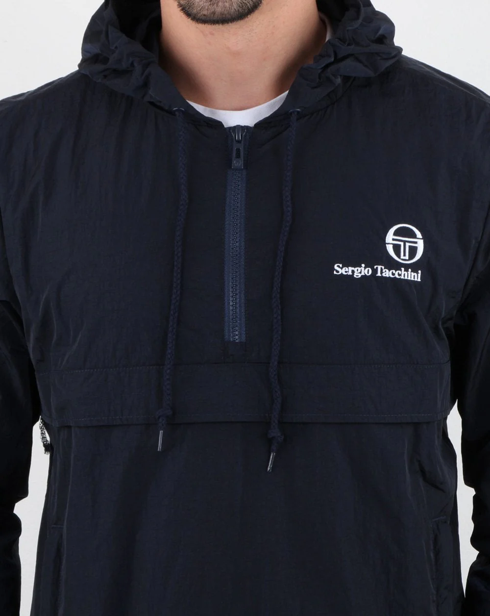 Sergio Tacchini Forden Half Zip Jacket Navy - Image 3