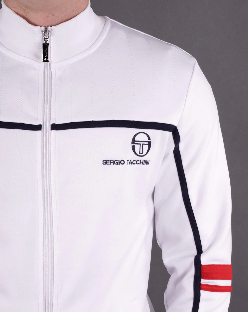 Sergio Tacchini Forzair Track Top White - Image 2
