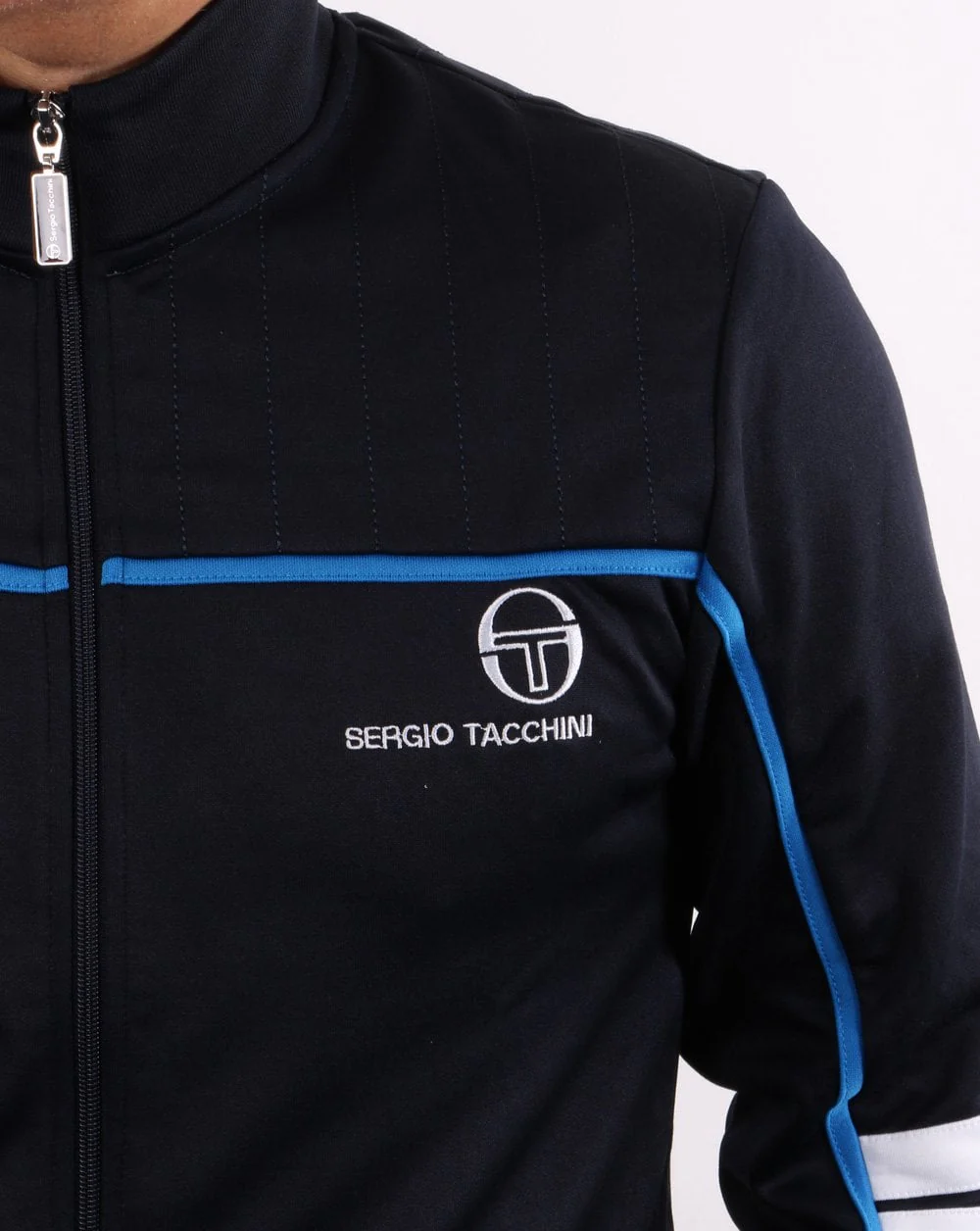 Sergio Tacchini Frankie Track Top Navy/French Blue - Image 2