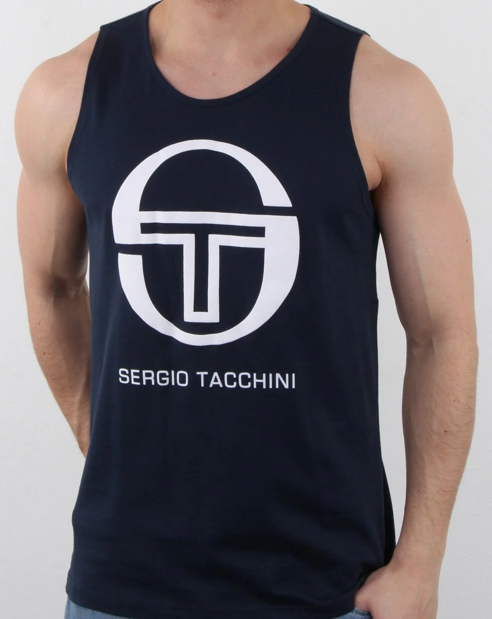 Sergio Tacchini Funes Vest Navy/white - Image 2