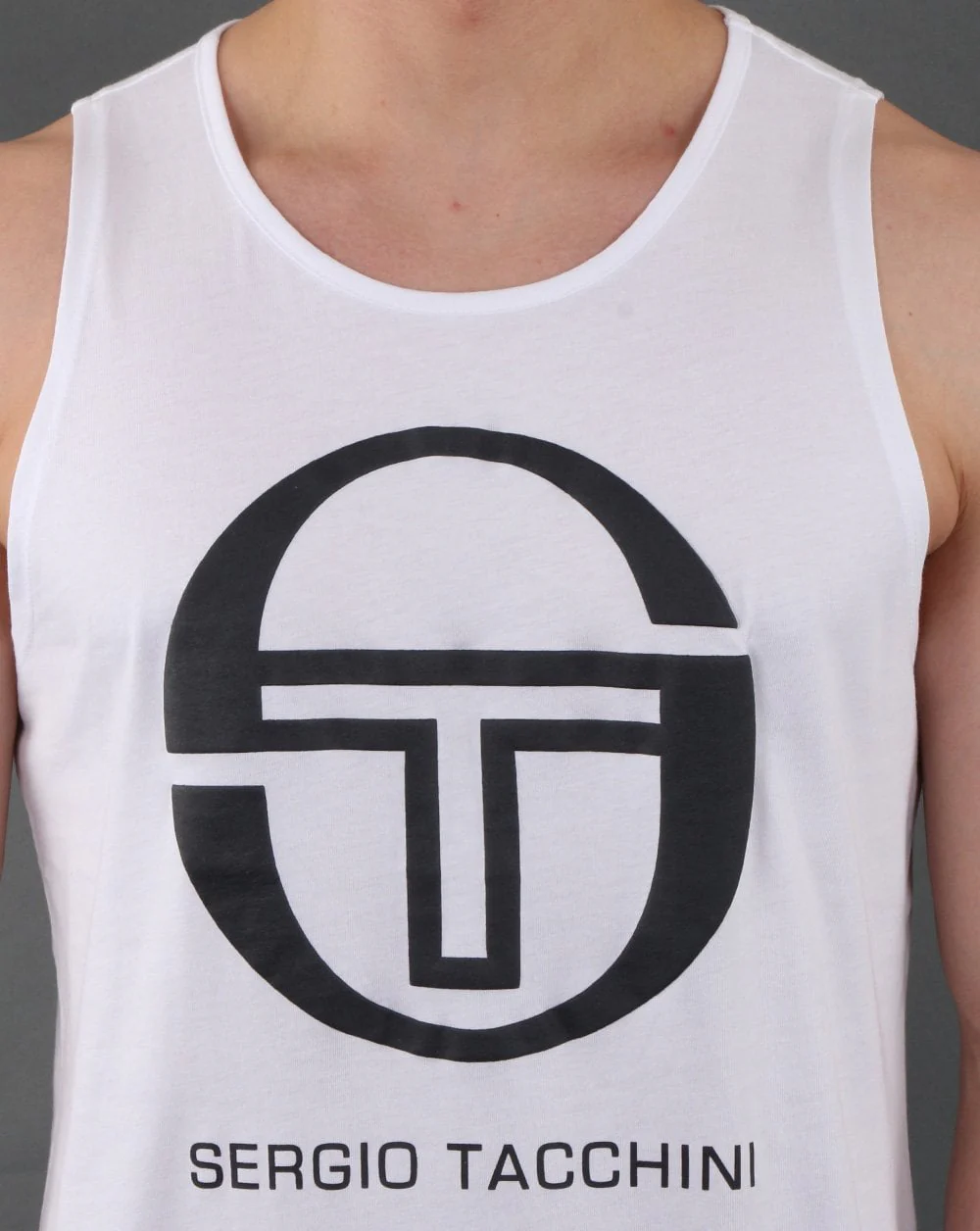 Sergio Tacchini Funes Vest White/Black - Image 3
