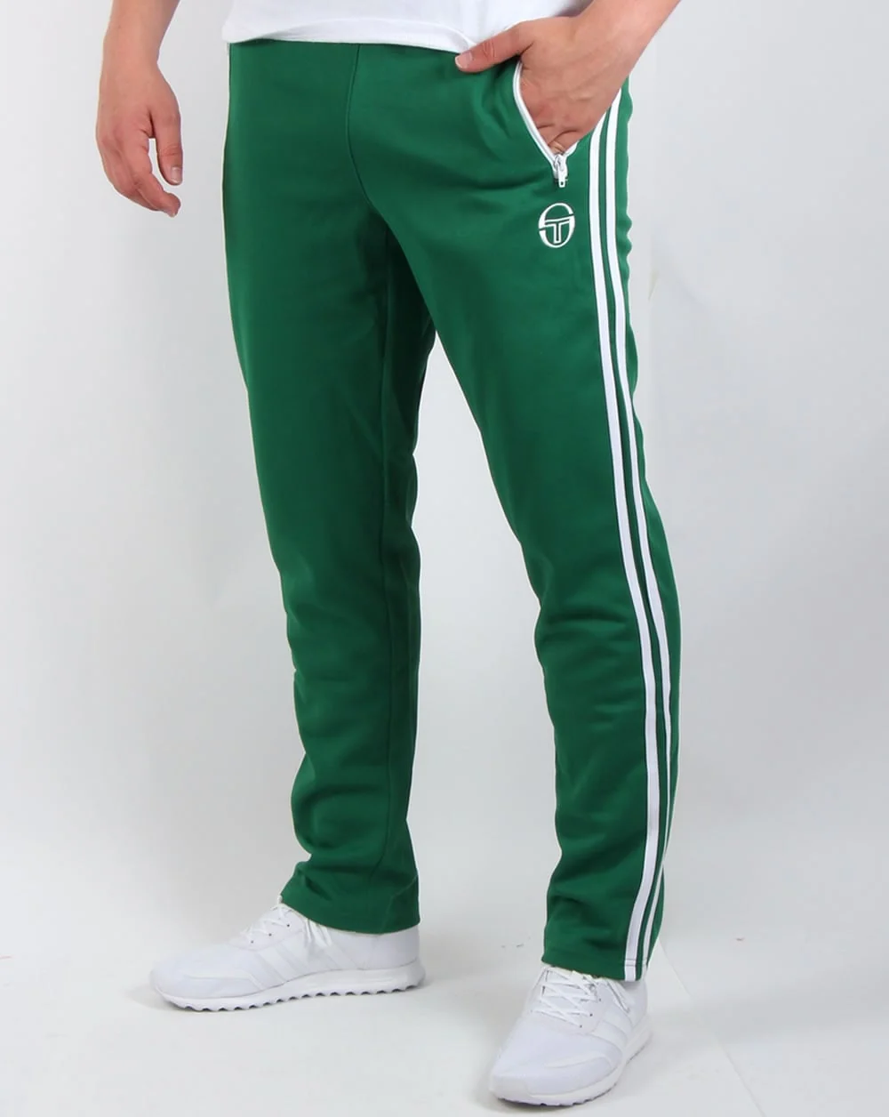 Sergio Tacchini G Master Tracksuit Bottoms Green/white