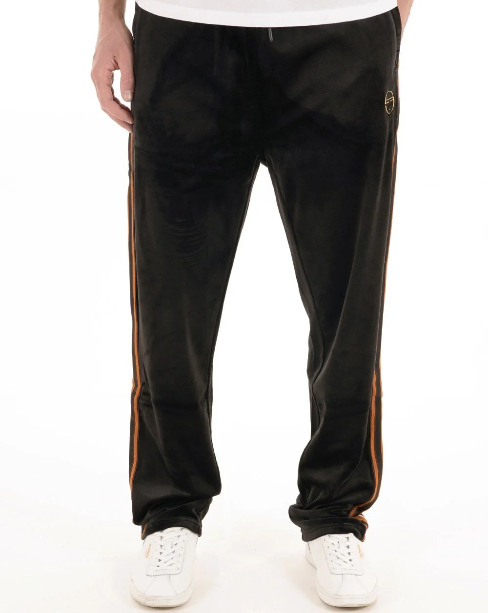 Sergio Tacchini Gabiano Velour Track Pants Black - Image 3