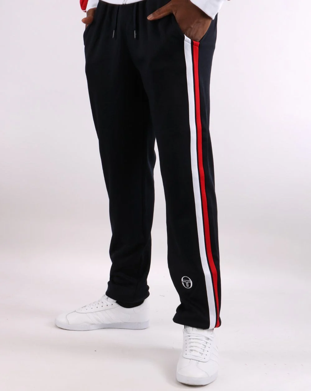 Sergio Tacchini Ghibli Full Tracksuit Navy/Red/White - Image 5