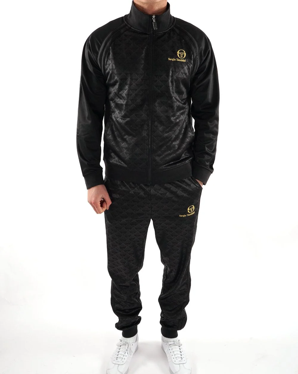 Sergio Tacchini Ghibli Mono Track Pants Black - Image 3