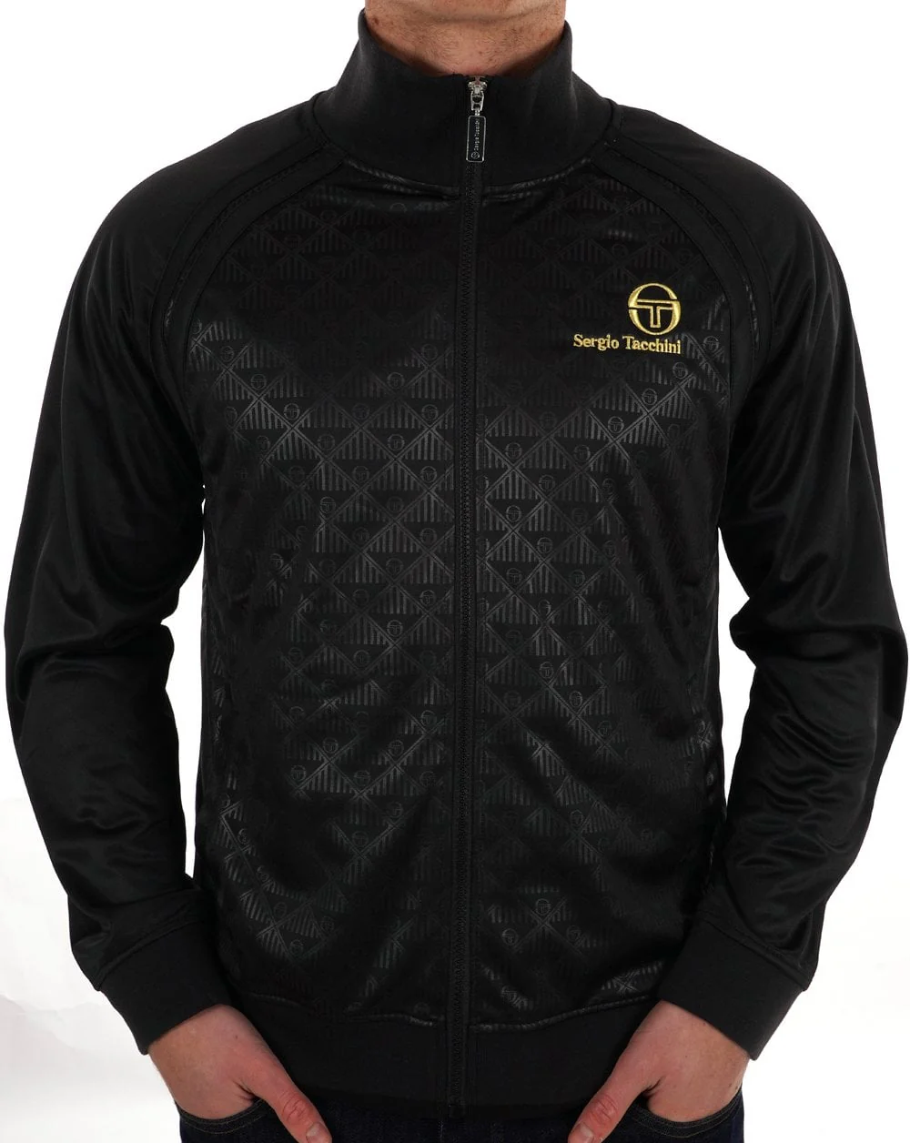Sergio Tacchini Ghibli Mono Track Top Black - Image 3
