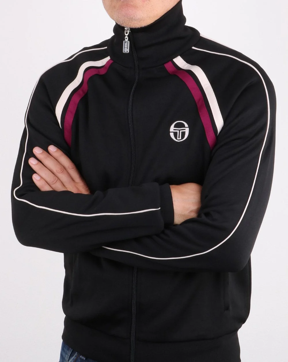 Sergio Tacchini Ghibli Track Top Black - Image 3