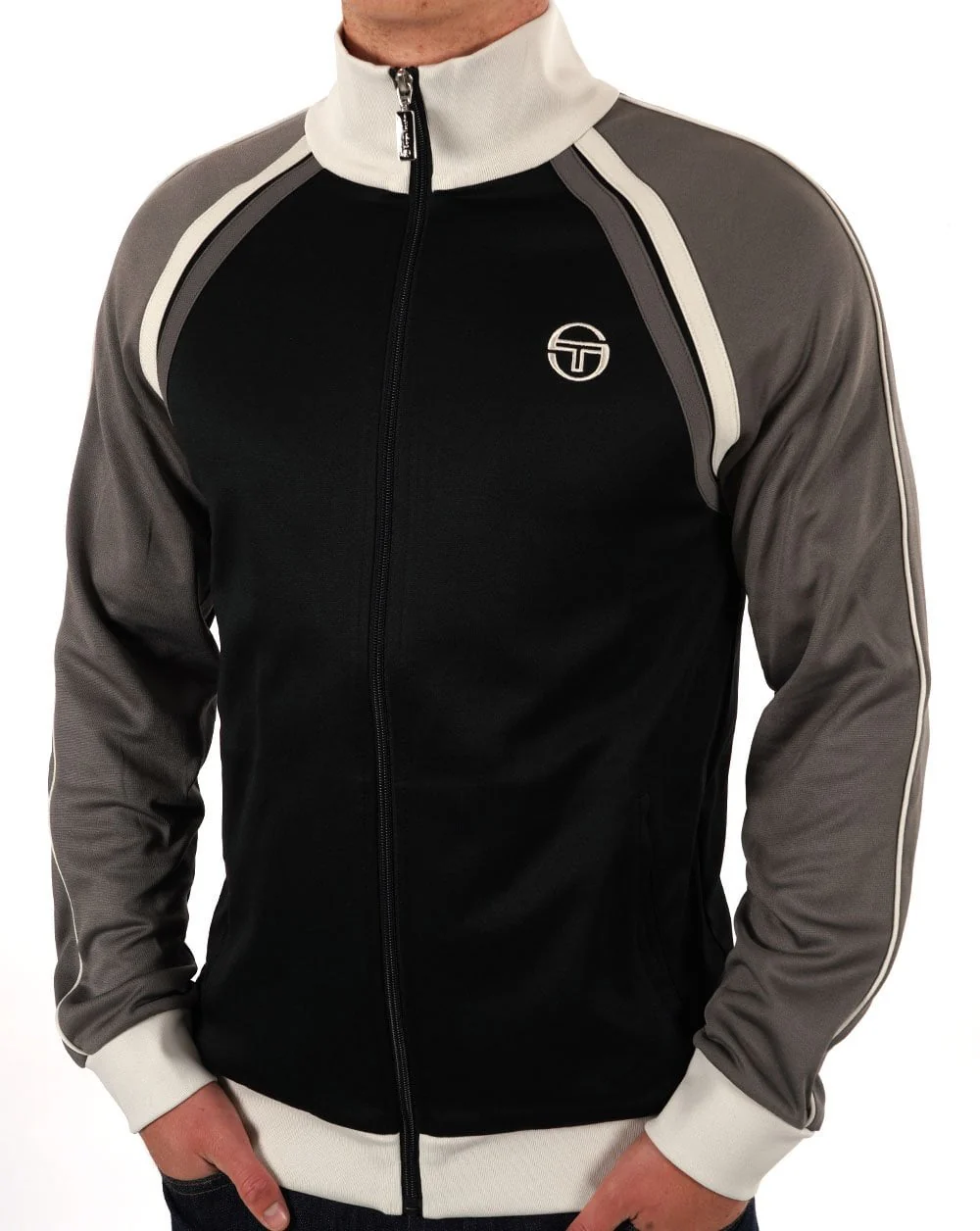Sergio Tacchini Ghibli Track Top Black/Charcoal
