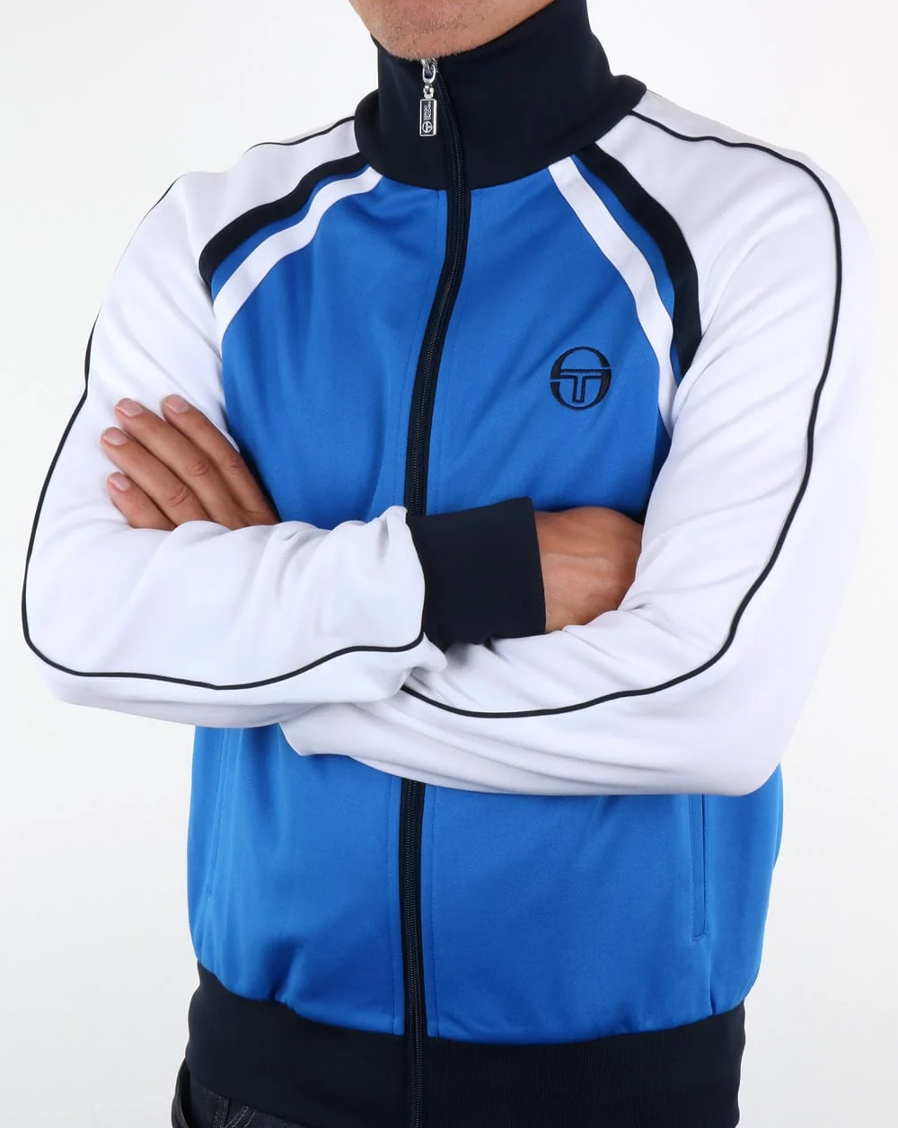 Sergio Tacchini Ghibli Track Top Royal/white - Image 3