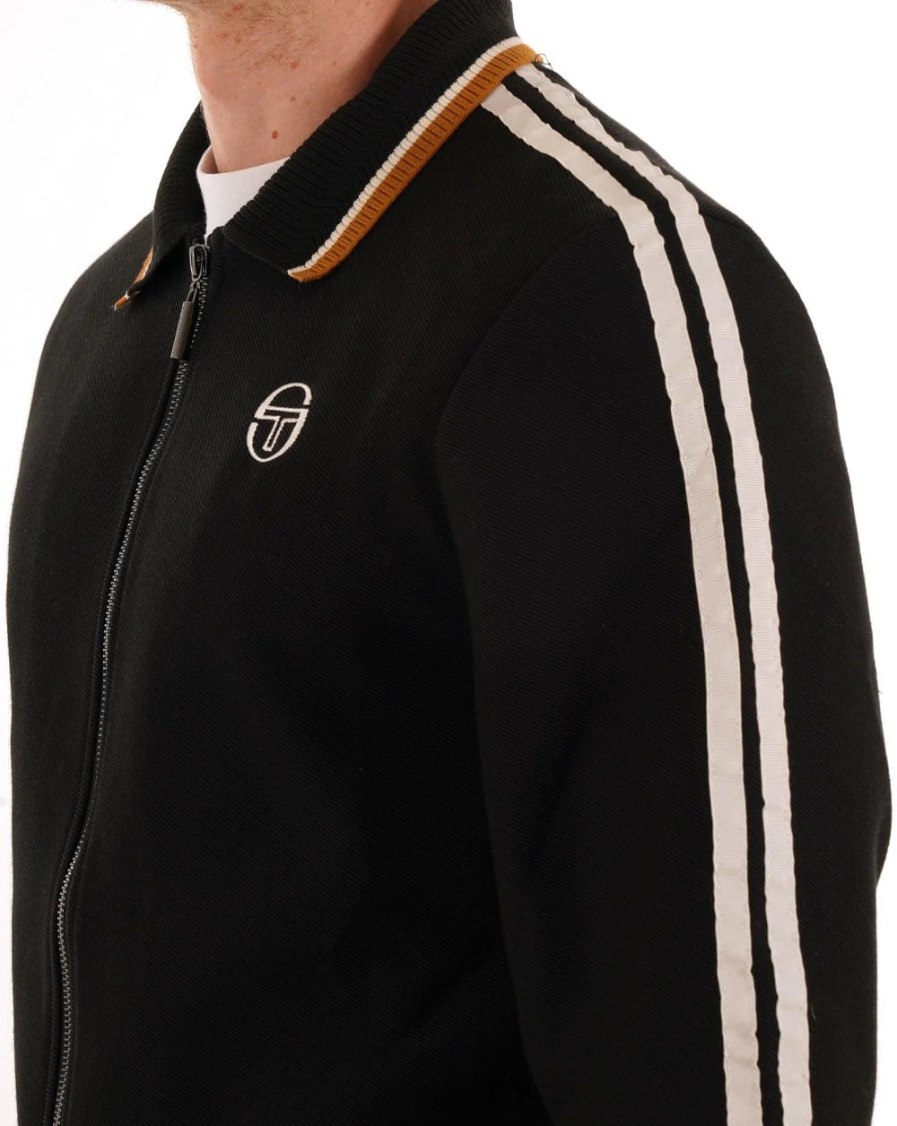 Sergio Tacchini Giorno Track Top Black - Image 2