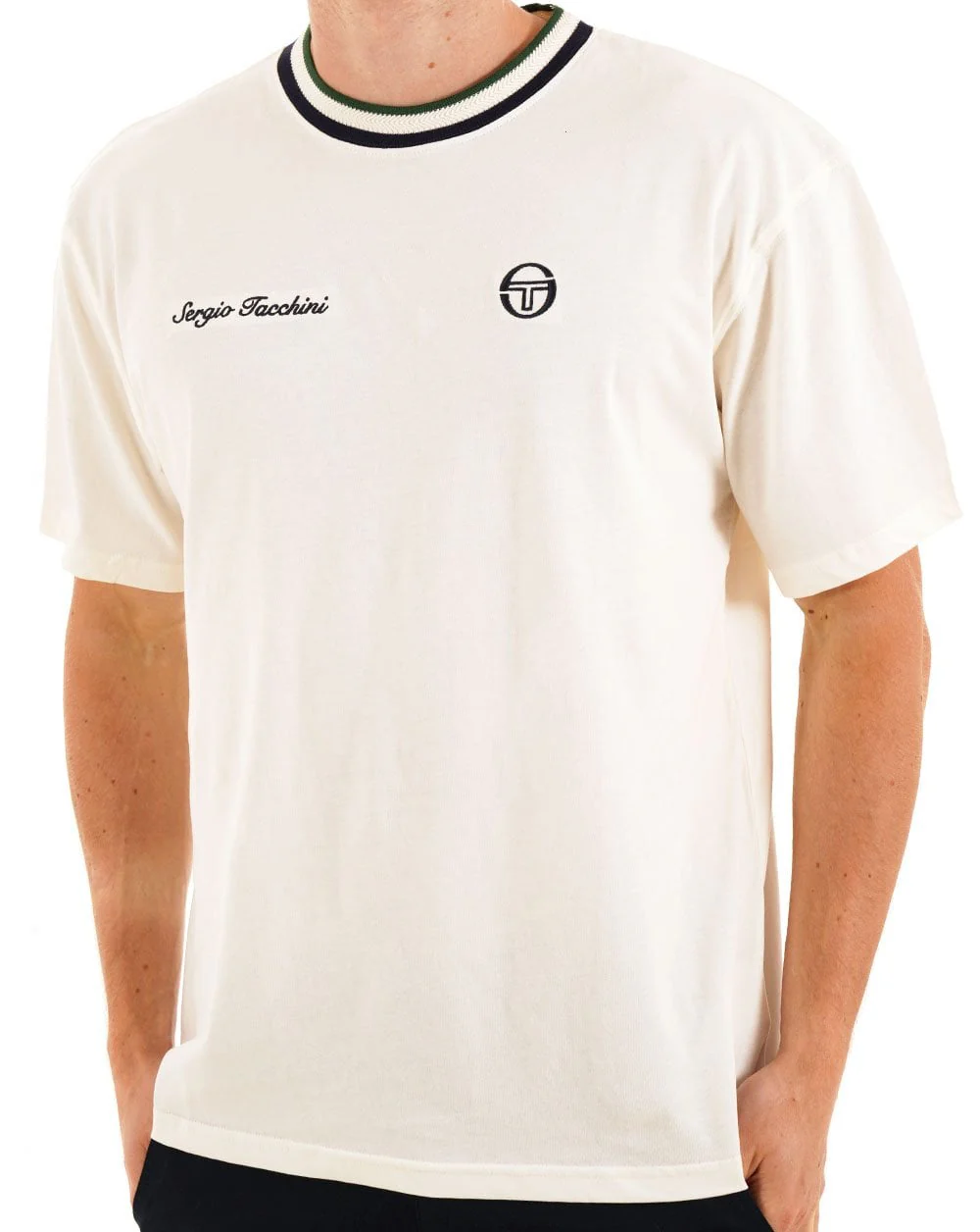 Sergio Tacchini Gobarto T Shirt Gardenia - Image 2