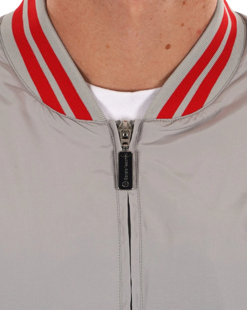 Sergio Tacchini Grello Bomber Jacket Grey - Image 3