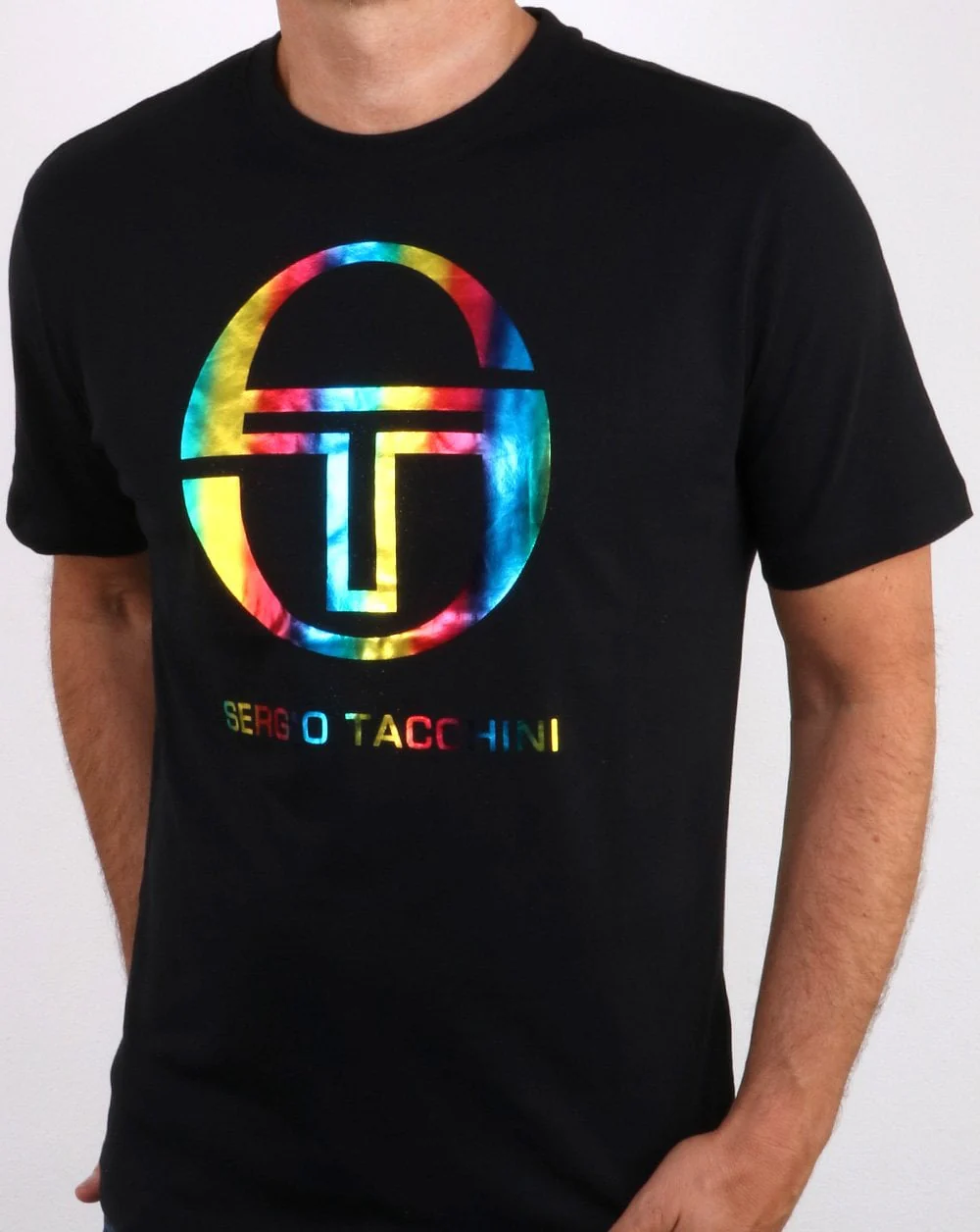 Sergio Tacchini Iberis T-shirt Black/multicolour - Image 3