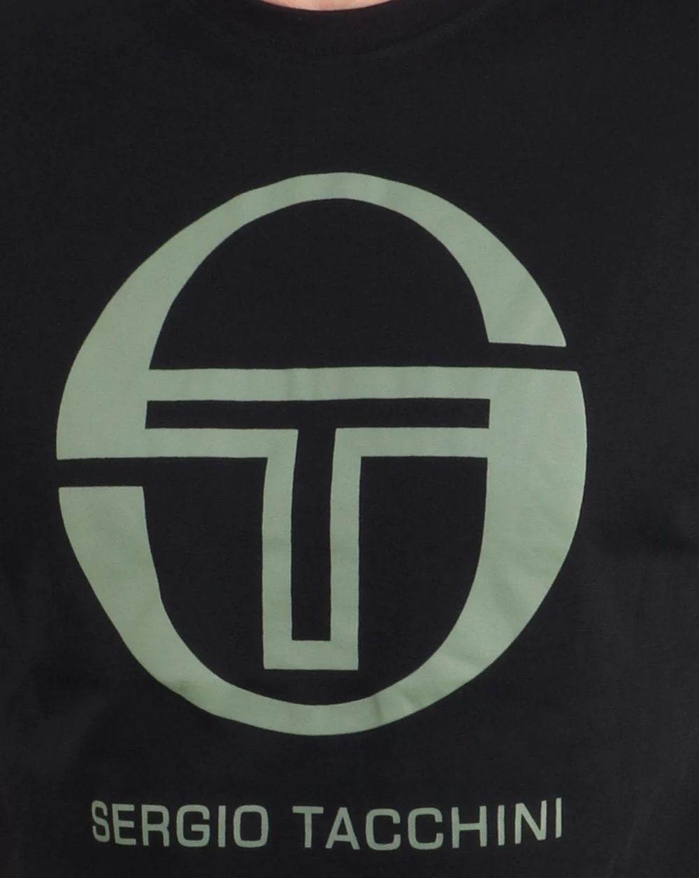 Sergio Tacchini Iberis T-shirt Black/Olive - Image 2