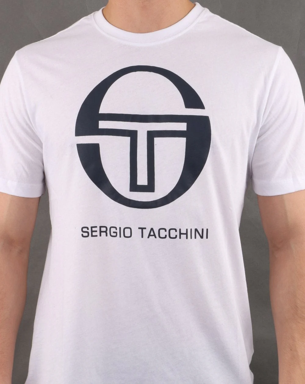 Sergio Tacchini Iberis T-shirt White/navy - Image 3