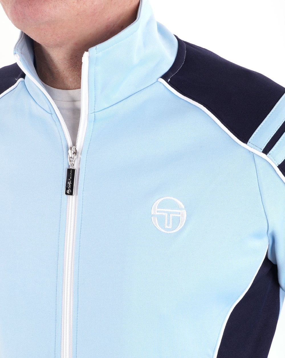 Sergio Tacchini Iceberg Track Top Sky/Navy/White - Image 2