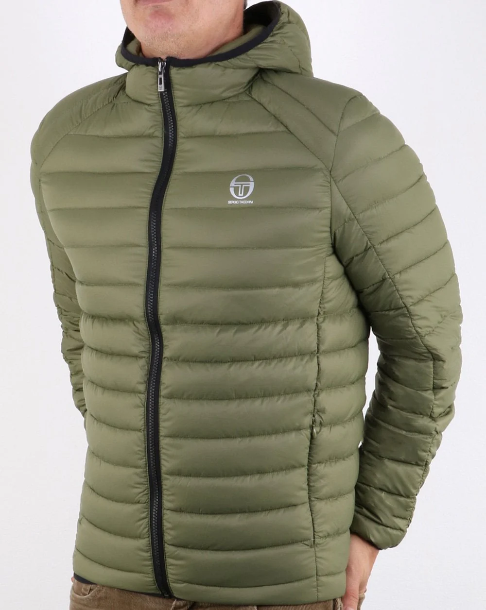 Sergio Tacchini Ives Down Jacket Olive - Image 2