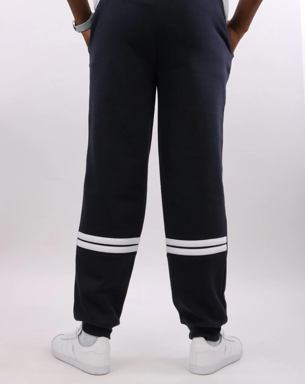 Sergio Tacchini Jog Pants Navy/White - Image 3