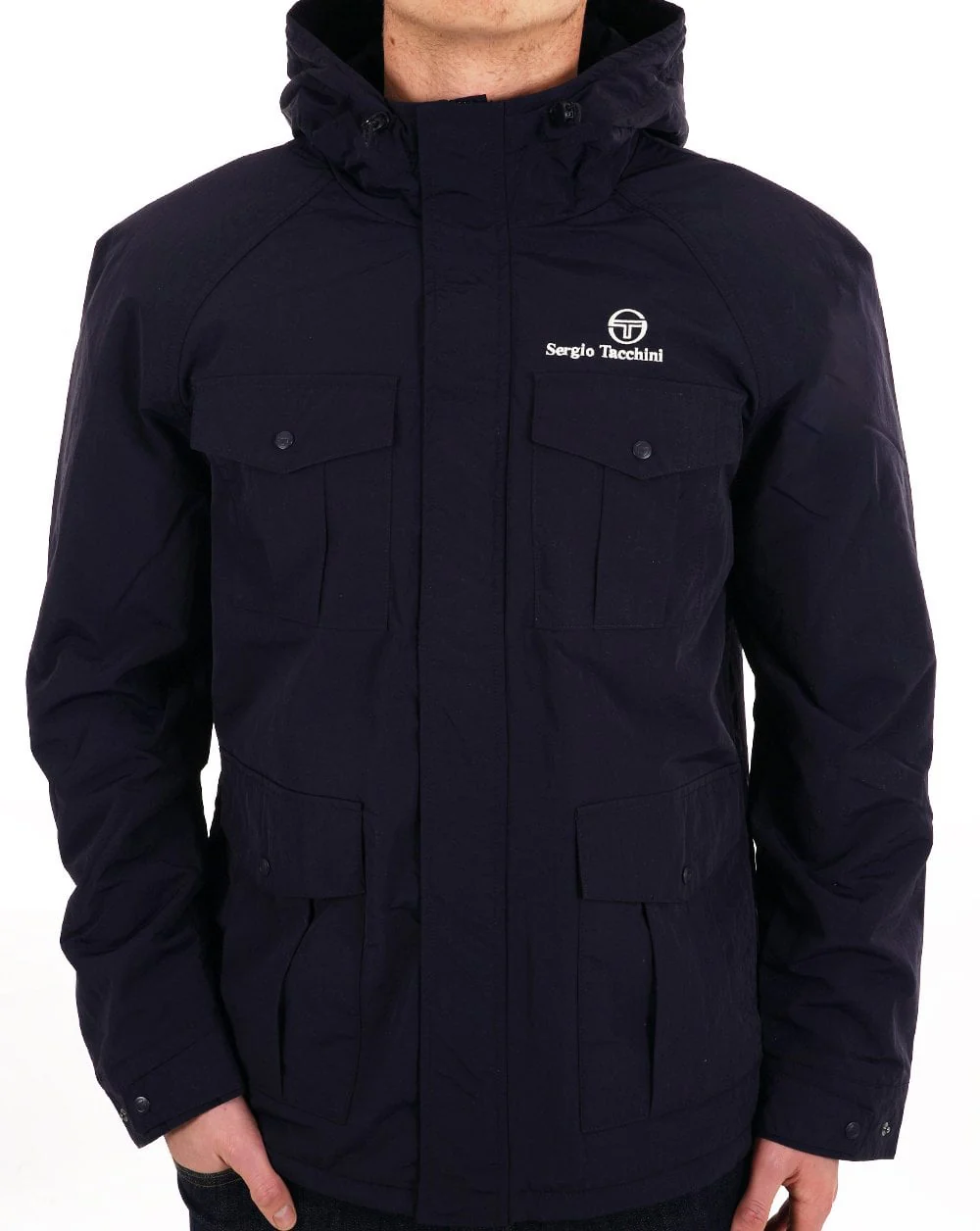 Sergio Tacchini Lined Pocket Jacket Navy - Image 2