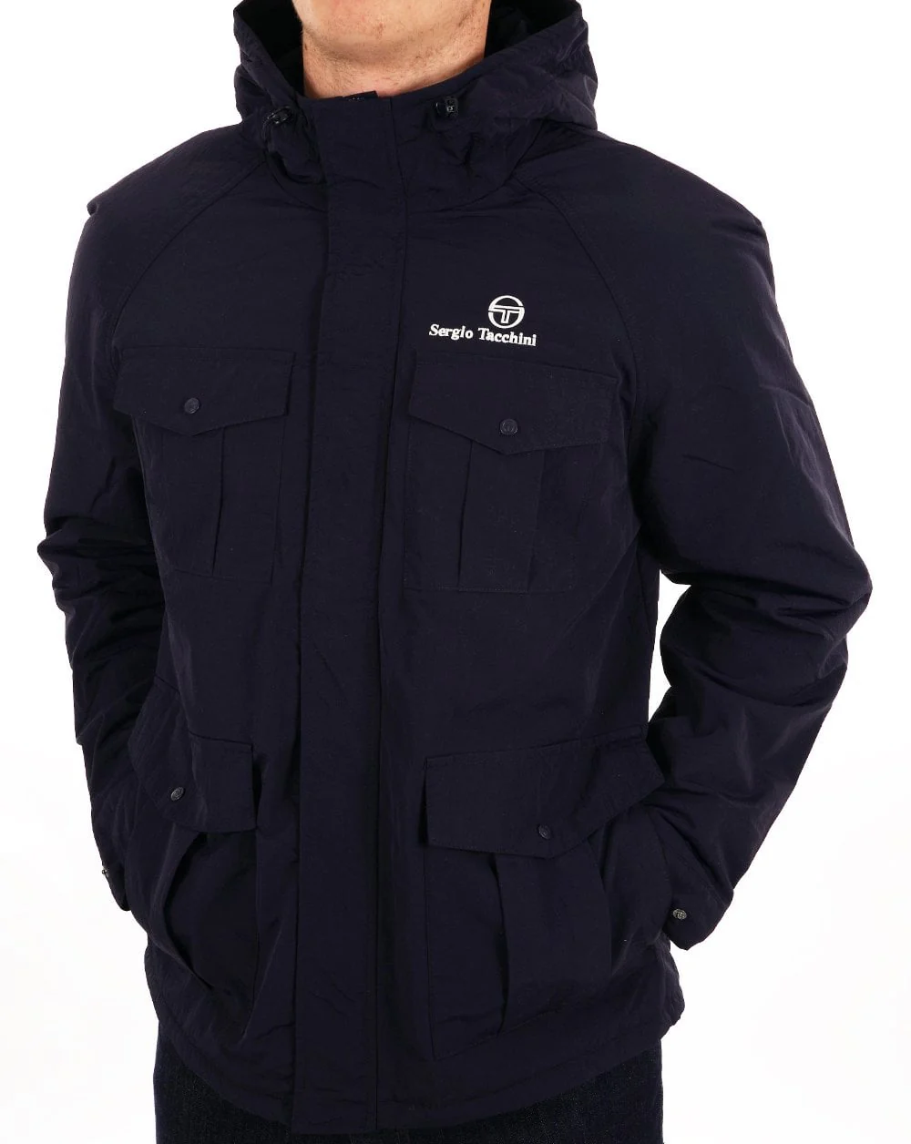 Sergio Tacchini Lined Pocket Jacket Navy - Image 4