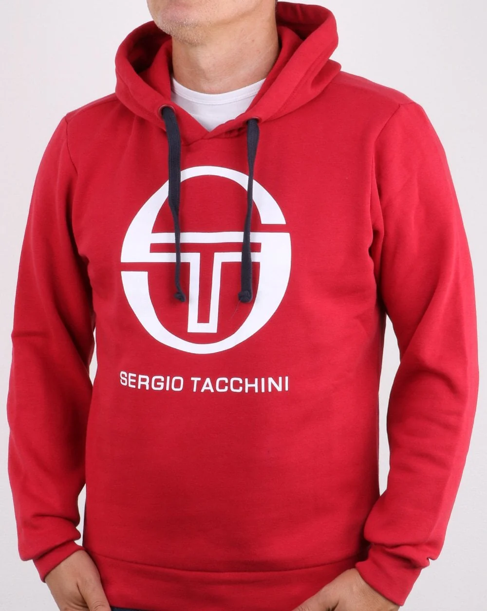 Sergio Tacchini LOGO Hoodie Red/White