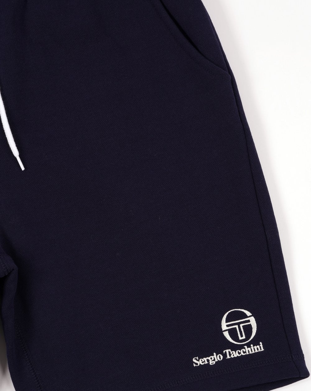 Sergio Tacchini Lounge Sweat Shorts Navy Blue - Image 3