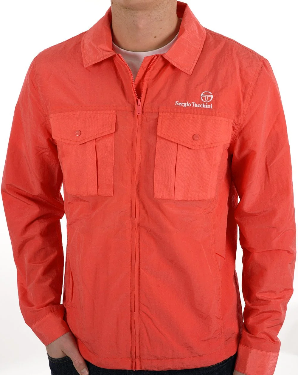 Sergio Tacchini Luciano Shacket Coral - Image 3