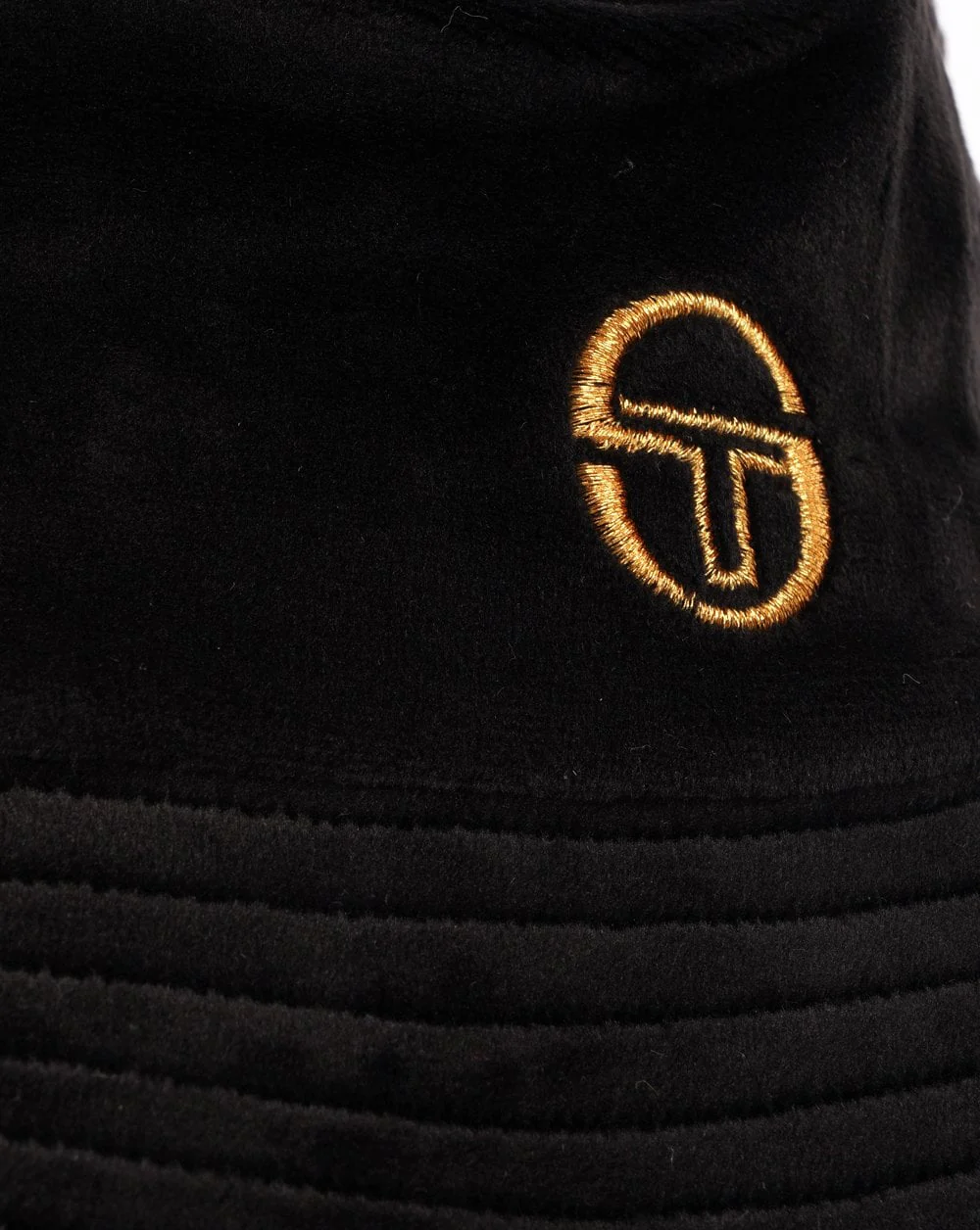 Sergio Tacchini Macky Velour Bucket Hat Black - Image 2