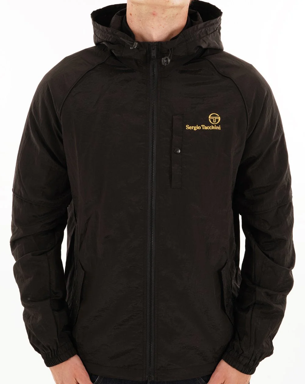 Sergio Tacchini Maldini Hooded Jacket Black