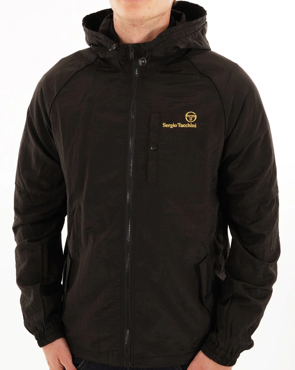 Sergio Tacchini Maldini Hooded Jacket Black - Image 2