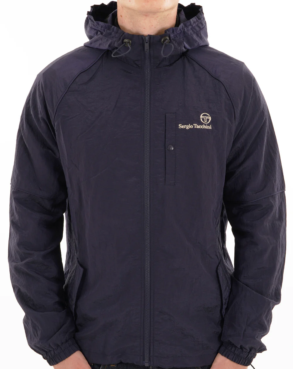 Sergio Tacchini Maldini Hooded Jacket Navy Blue - Image 5