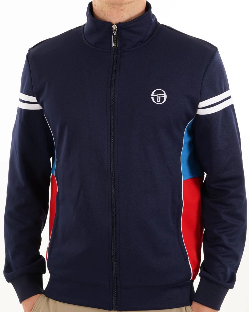 Sergio Tacchini Mambo Track Top Navy Blue - Image 3