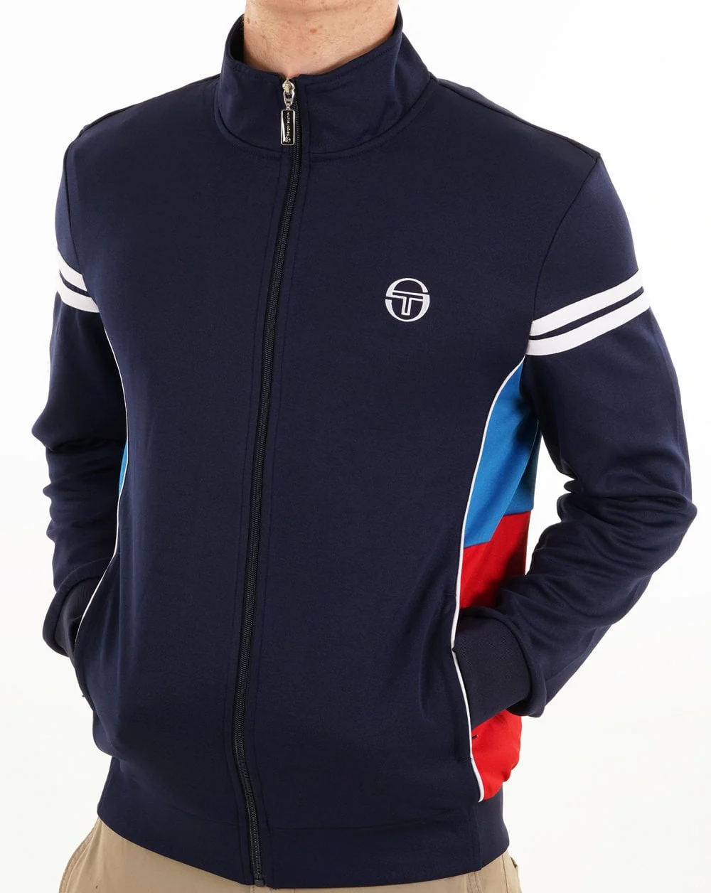 Sergio Tacchini Mambo Track Top Navy Blue - Image 5