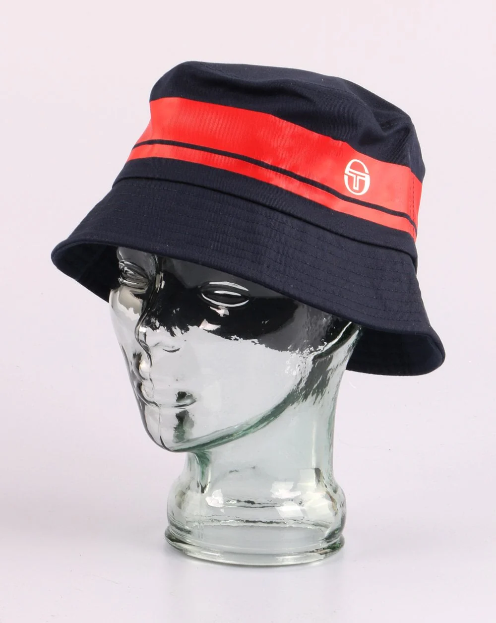 Sergio Tacchini Masters Bucket Hat Navy/red - Image 3