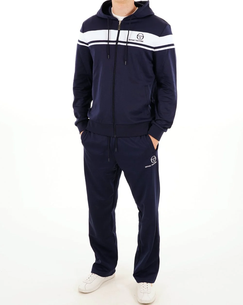 Sergio Tacchini Masters Hood Navy - Image 3