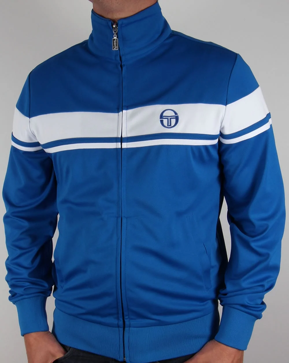 Sergio Tacchini Masters II Track Top Royal/White