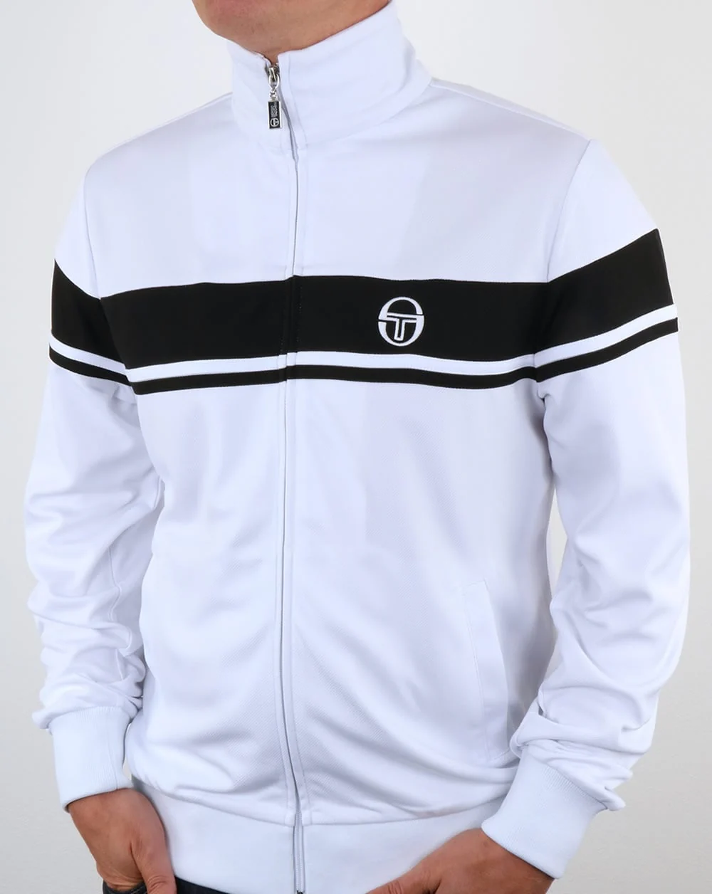 Sergio Tacchini Masters II Track Top White/Black