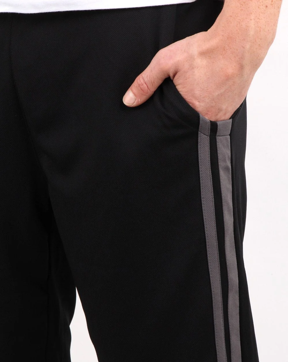 Sergio Tacchini Masters Track Bottoms Black/grey - Image 2