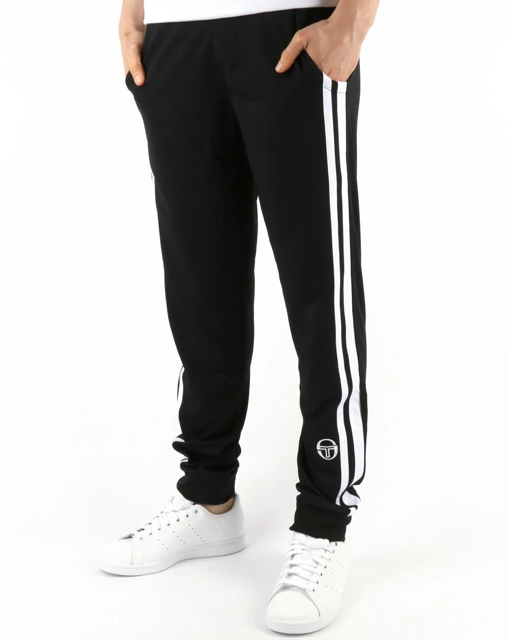 Sergio Tacchini Masters Track Bottoms Black/White