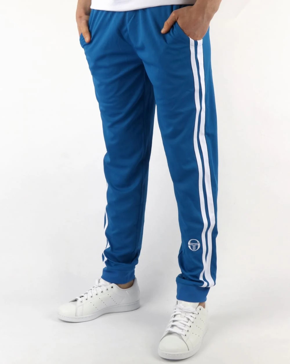 Sergio Tacchini Masters Track Bottoms Royal/White