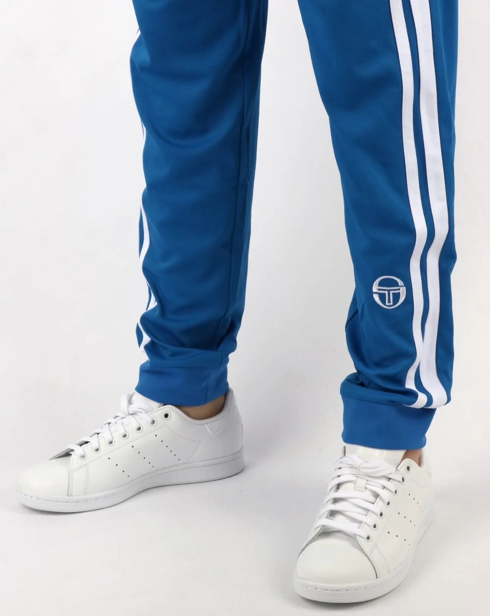 Sergio Tacchini Masters Track Bottoms Royal/White - Image 3