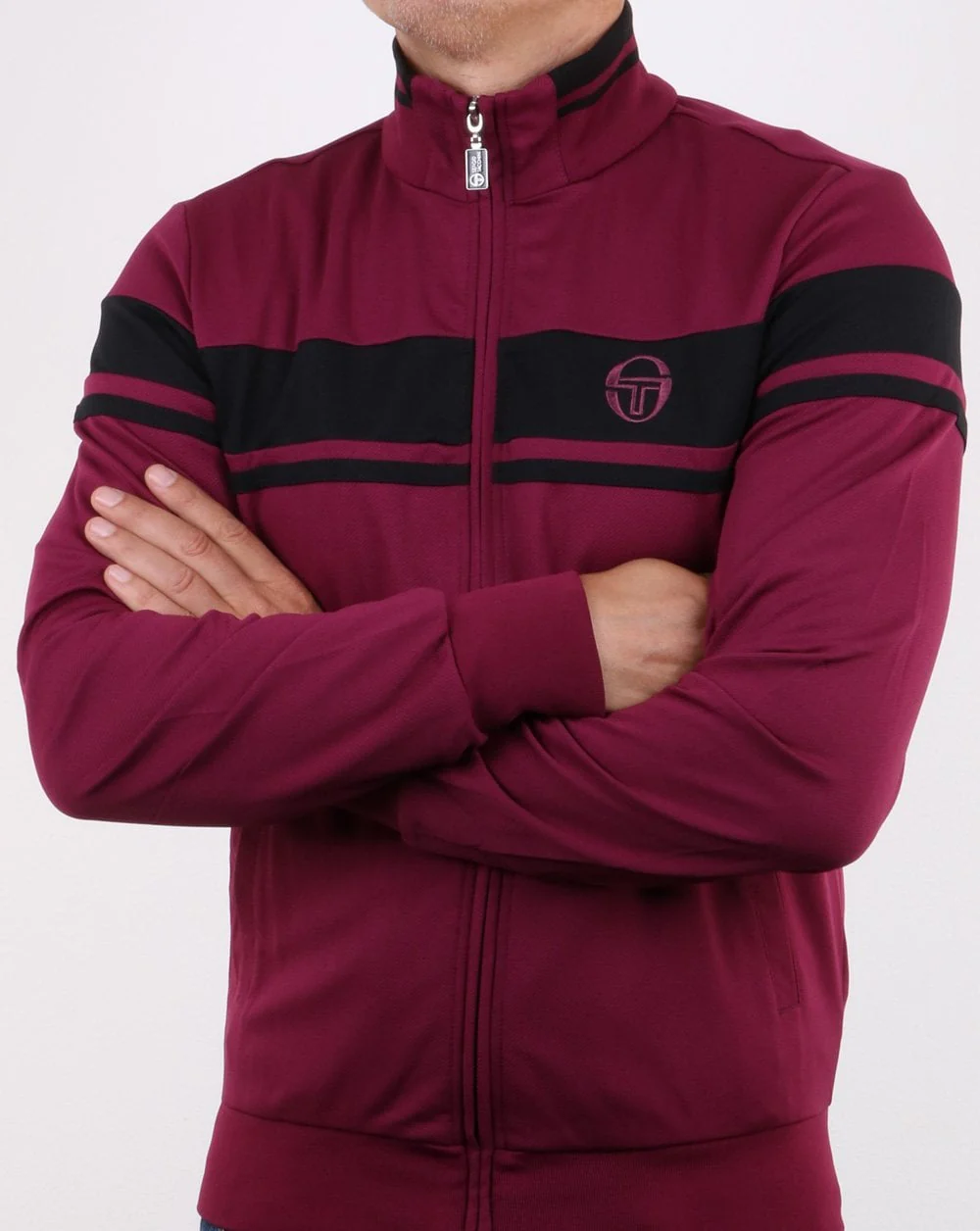Sergio Tacchini Masters Track Top Dark Purple/Black