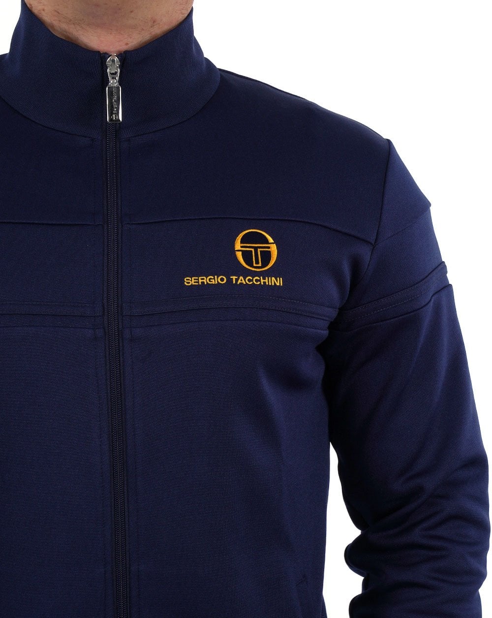 Sergio Tacchini Masters Track Top Navy Gold - Image 2