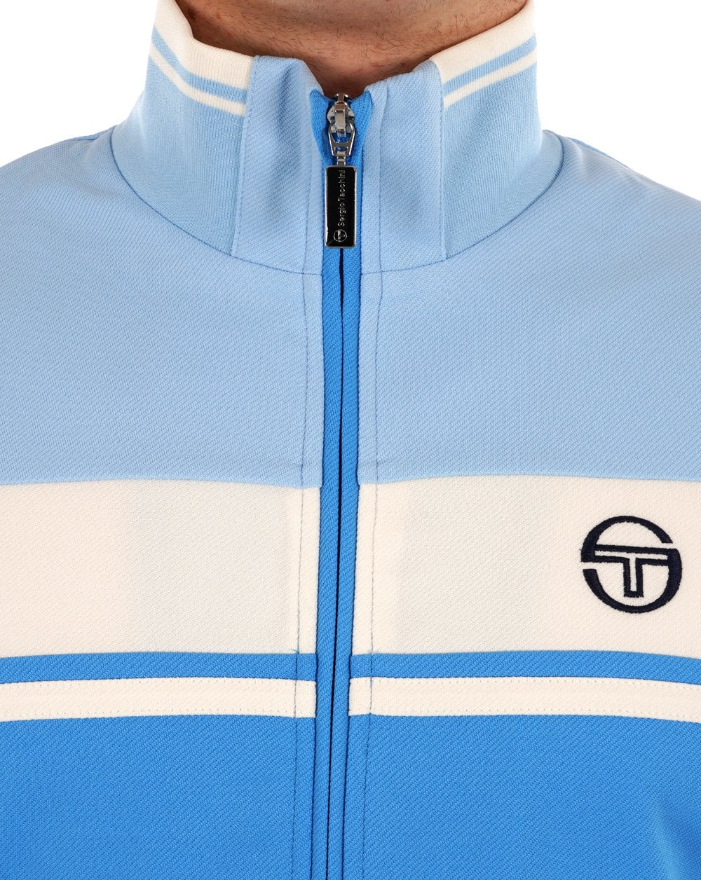 Sergio Tacchini Masters Track Top Sky Azure Blue - Image 2