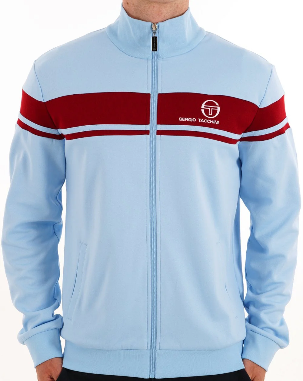 Sergio Tacchini Masters Track Top Sky / Claret