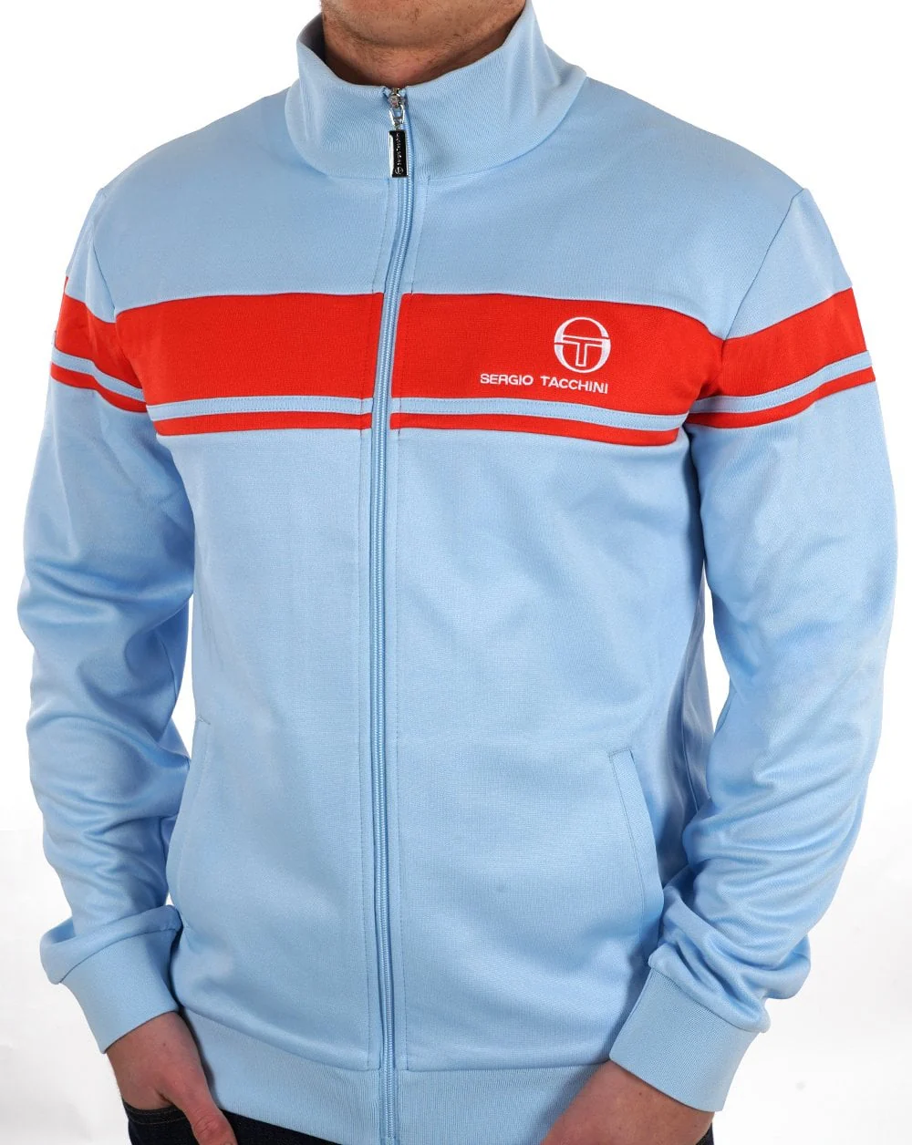 Sergio Tacchini Masters Track Top Sky Grenadine - Image 2