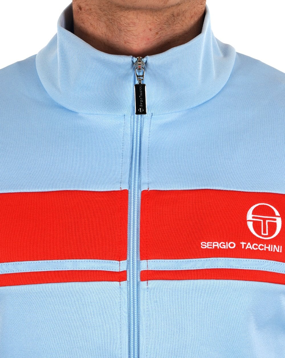 Sergio Tacchini Masters Track Top Sky Grenadine - Image 3