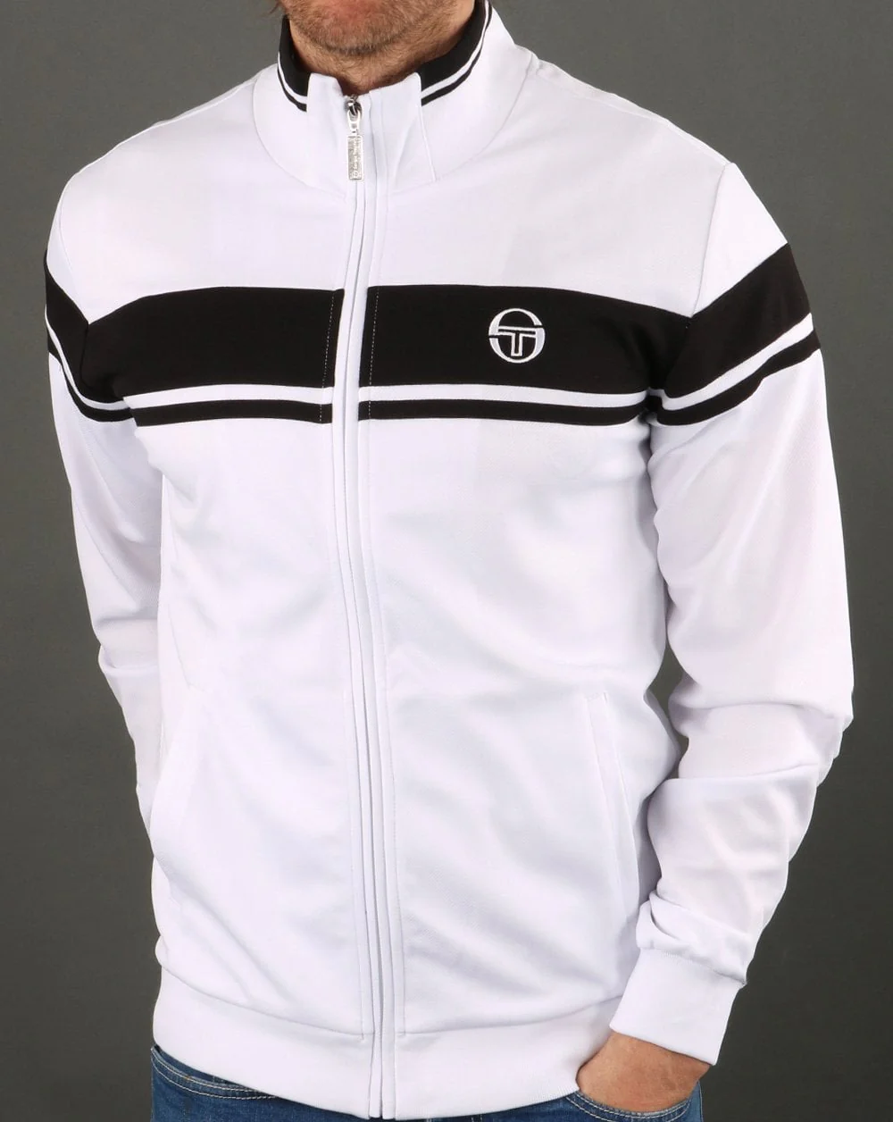 Sergio Tacchini Masters Track Top White/Black