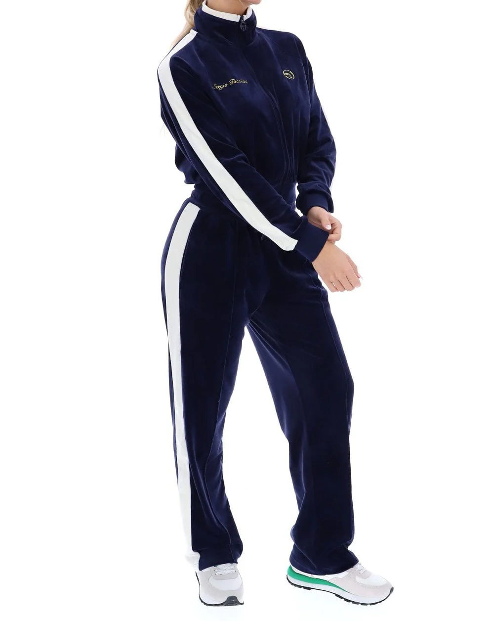 Sergio Tacchini Miss Carlotta Track Top Navy Blue - Image 3