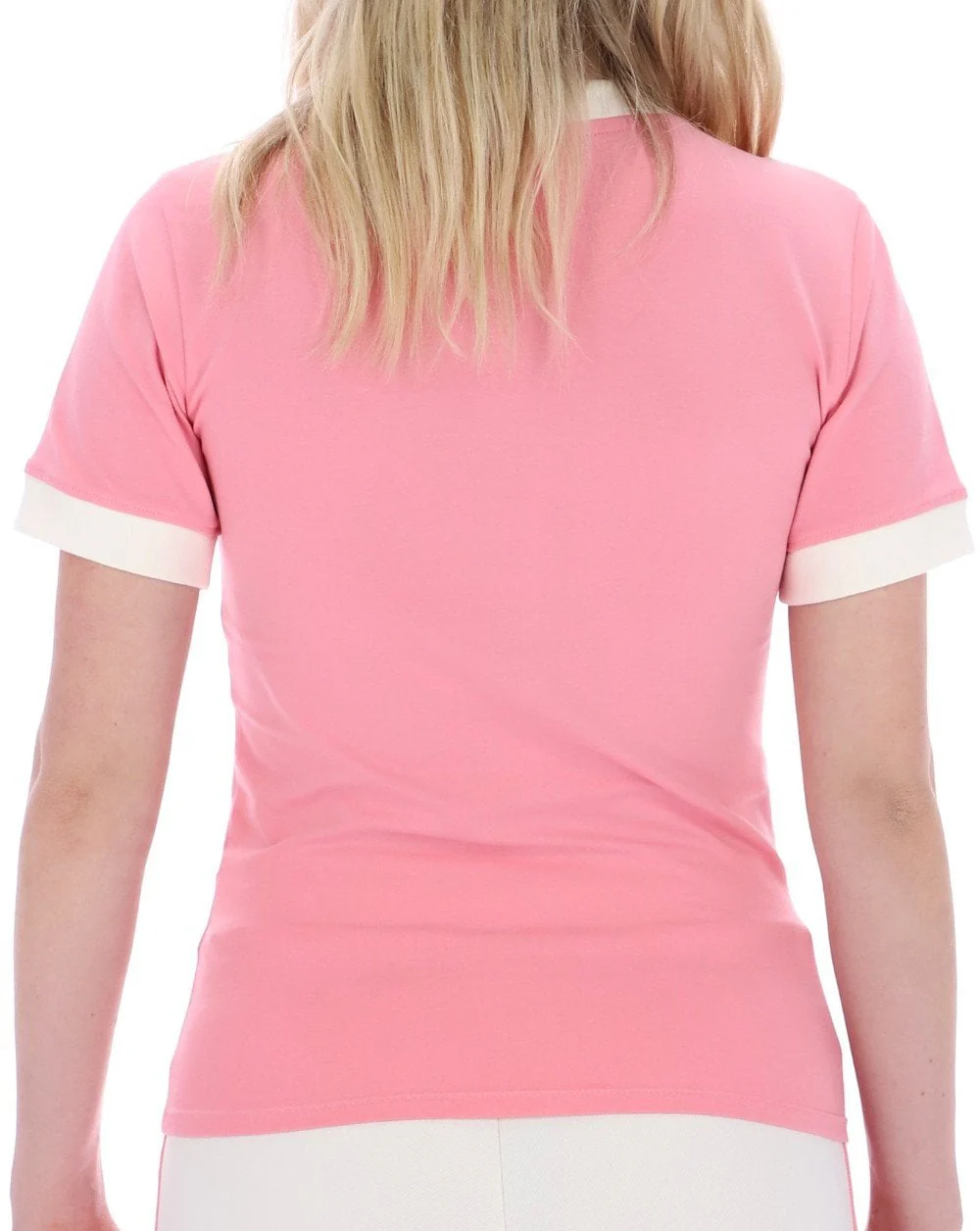 Sergio Tacchini Miss Masters Fitted Tee Pink/Gardenia - Image 3
